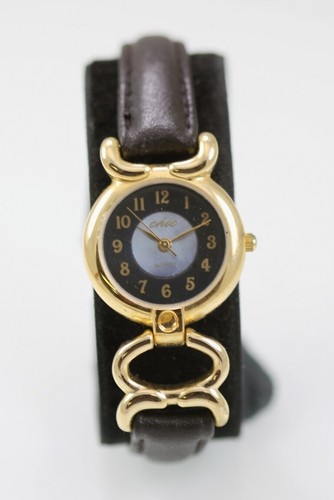 Chic damen uhr gold edelstahl - damen,